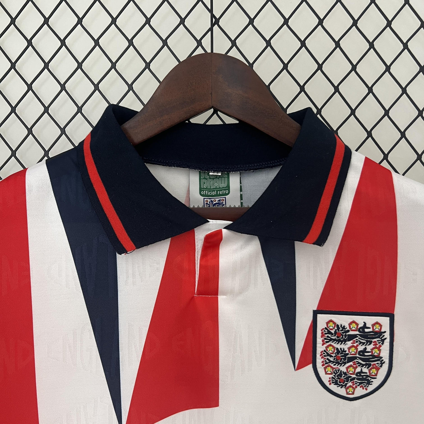 England Retro Home Jersey 1992