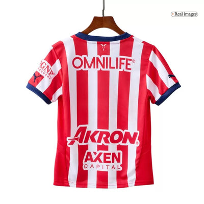 Kids KIT Chivas de Guadalajara Home Jersey 2024/25